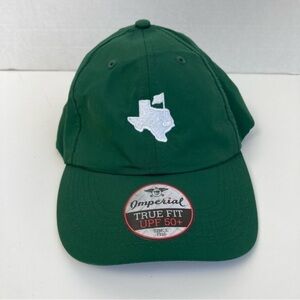 Imperial True Fit UPF 50+ Performance Golf Hat Bundle Masters Texas Black NC OS